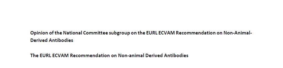 EURL ECVAM-anbefaling